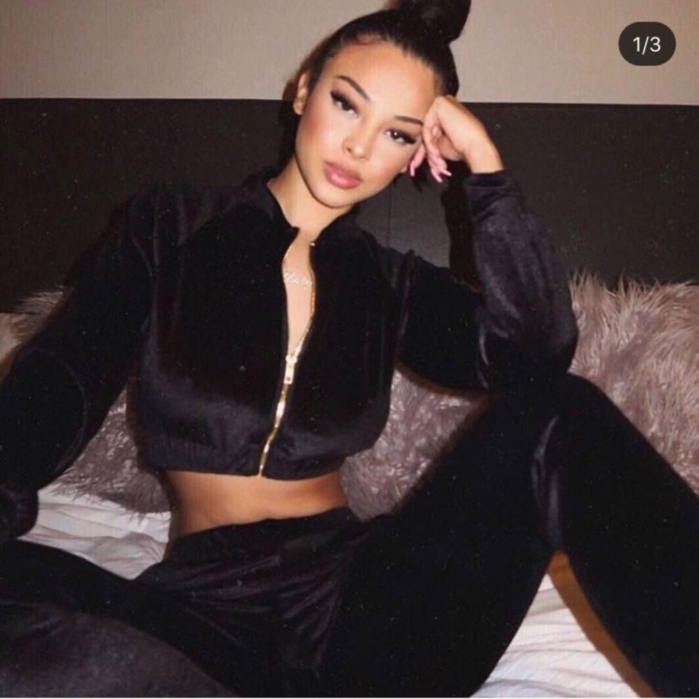Black Tracksuit 2 Piece